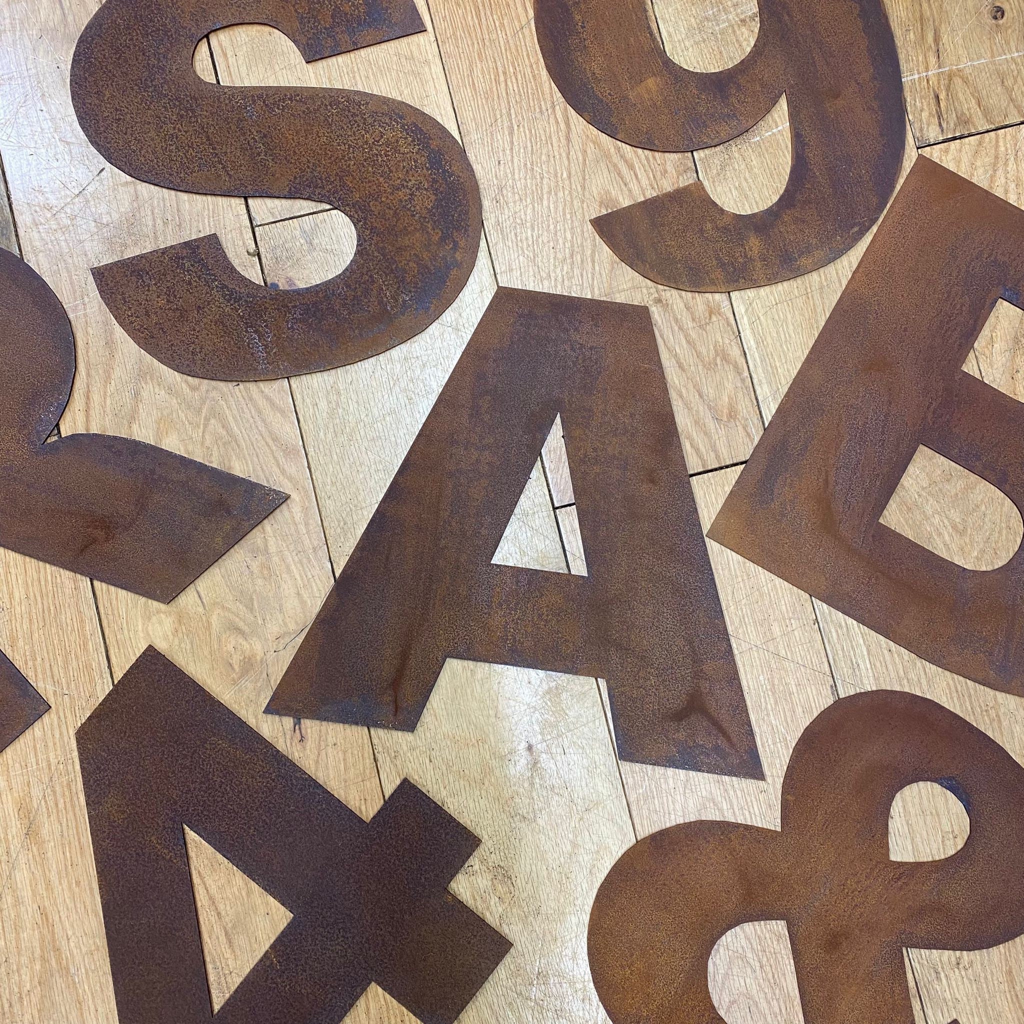 Industrial Metal Letters Home Décor Plaques & Signs for sale