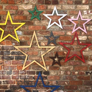 METAL STARS , Barn Stars , Rustic Home And Garden Decorations , Wall decor , Garden Ornaments , Garden Feature , 4 SIZES to Choose from