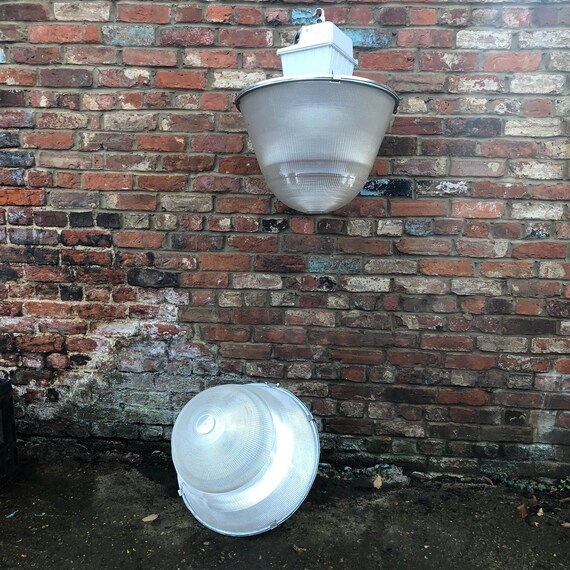 2 Vintage Large Industrial Factory Lamp Light Rustic Lighting Restaurant Shop