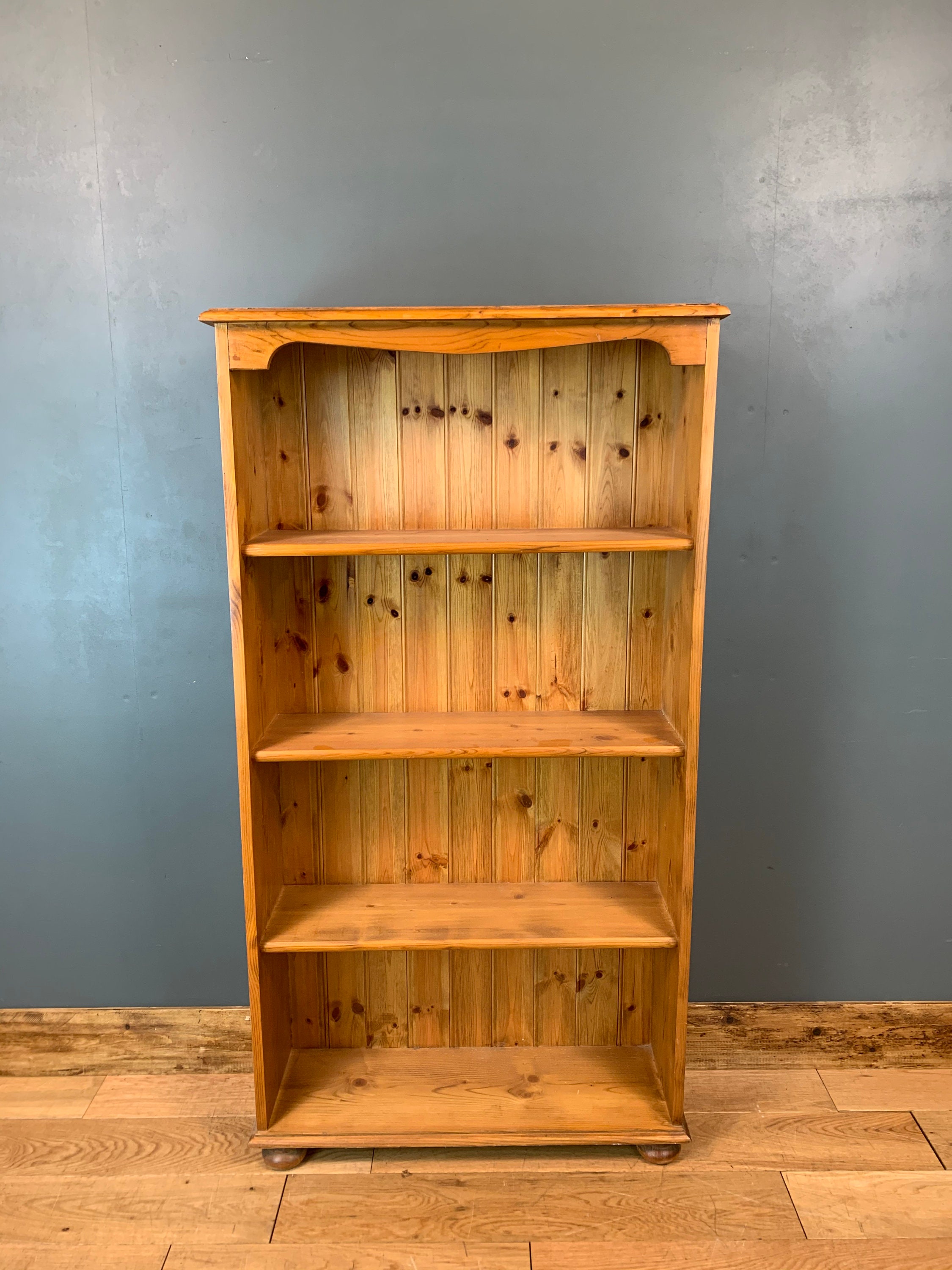 Vintage Bookcase / Pine Bookcase / Rustic Bookcase / Rustic Shelving