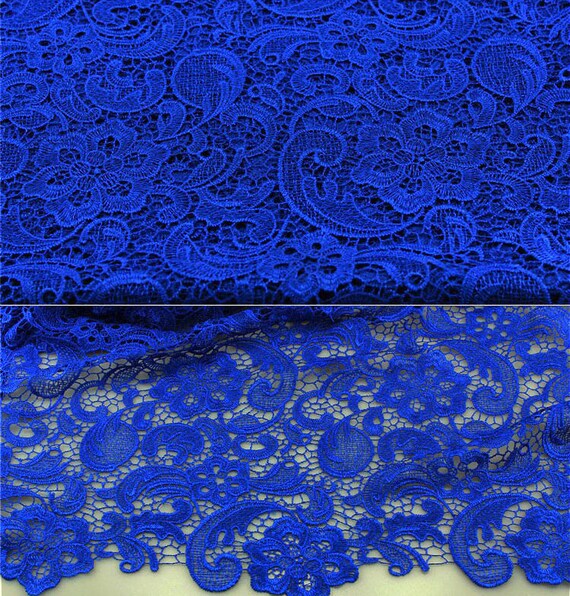 2021 New African Blue Lace Fabric 5 Yards High Quality Cord Lace