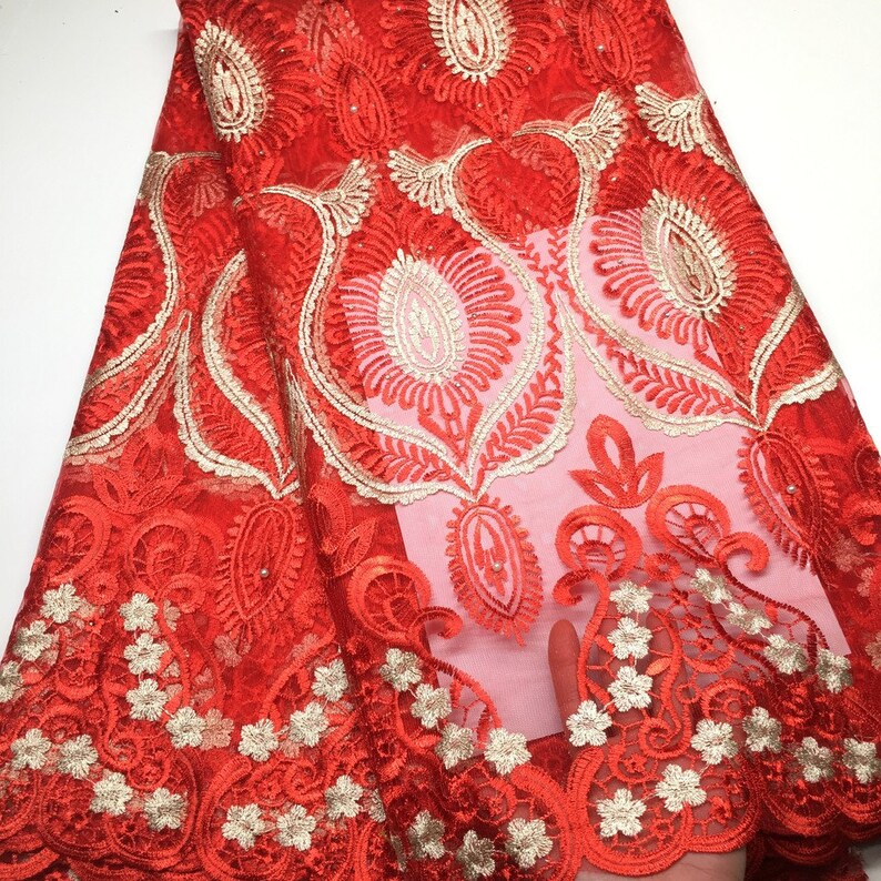 2019 Latest French Nigerian Laces Fabrics High Quality Tulle African Laces Fabric Wedding African French Tulle Lace 5yards free shipping