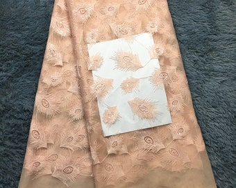 2021 high quality african lace fabric pink french lace fabric sequin fabric nigerian lace fabrics 5 yards free shipping
