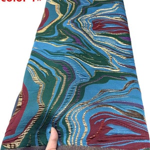 5 yards Brocade Jacquard Lace Fabric French Lace Fabric 2024 High Quality African Nigerian Lace Fabric for Women Party Dress