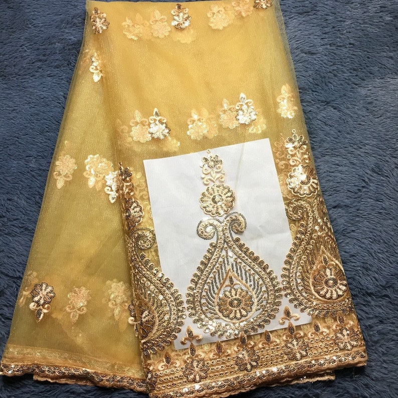 Nigerian Lace Fabrics Wholesale And Retail African Sequin Lace Etsy