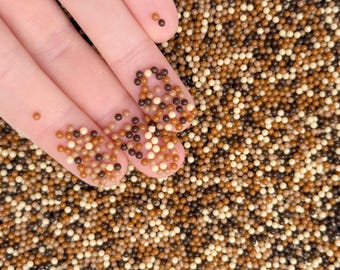 Chocolate Bonbons Mix Fake Candy Microbeads for Miniature Dollhouse Food Decorating