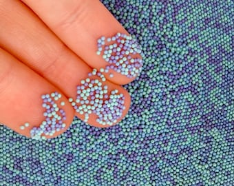 Mermaid Pastel Mix Fake Candy Microbeads for Miniature Dollhouse Food Decorating