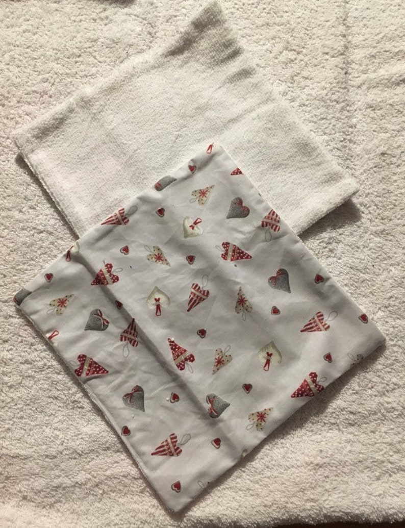 All washable sheet cotton hanging heart and microfiber sponge or sponge buckle
