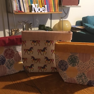 Bolsillo de la cesta, bolsillo vacío, tela recubierta