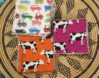 Washable wipes baby wipes cotton make-up remover fabric cows sponge bamboo