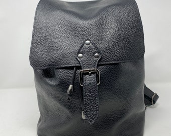 Handmade backpack. Leather backpack. City Backpack.