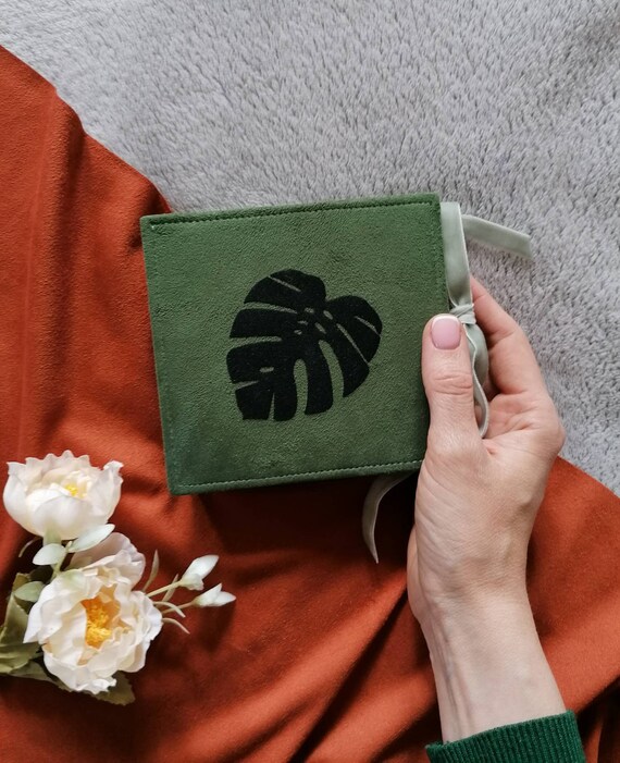 Custom Photo Album Mini Album Handmade Photo Album Monstera Etsy