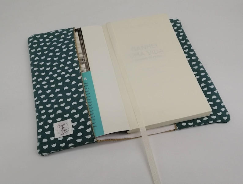 Book Cover Reusable Book Protector Personalize With Your Etsy