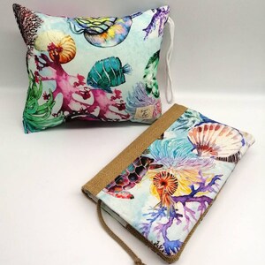 Booksleeve and/or beach pillow - Reusable Book Protector - Personalize with your books measurements