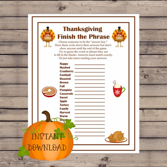 THANKSGIVING GAMES 🦃 - Play for Free, No Downloads!