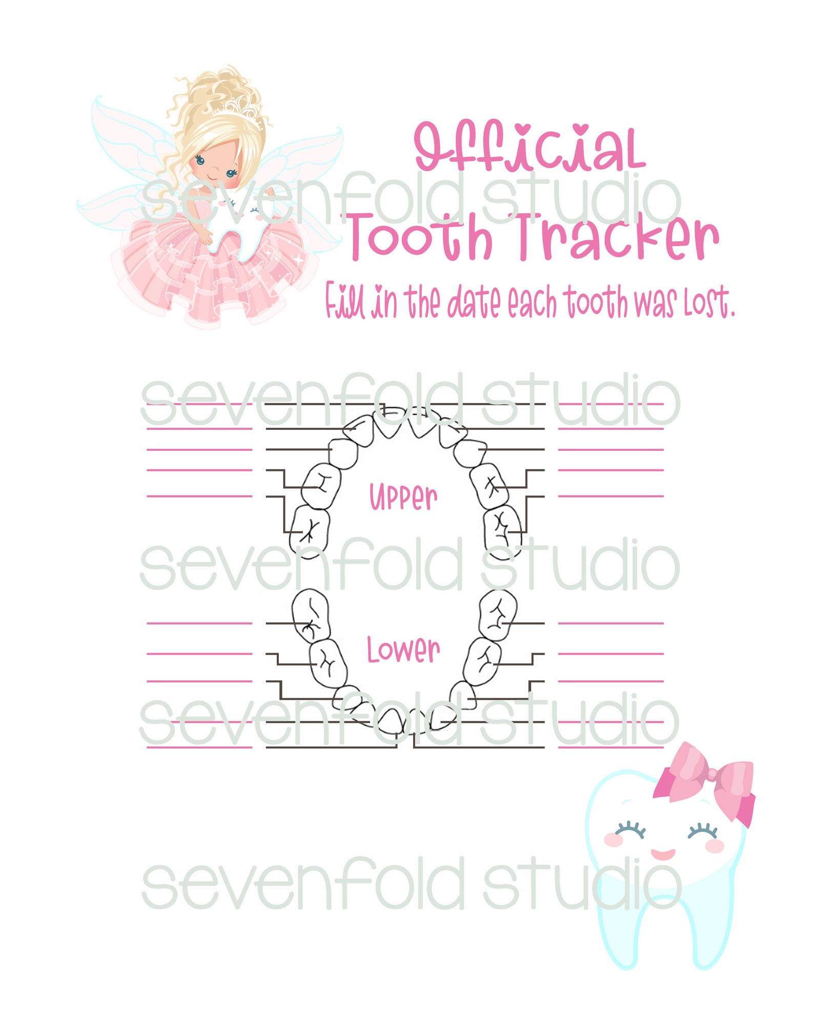Tooth fairy card printable locobatman Tooth fairy card printable locobatman