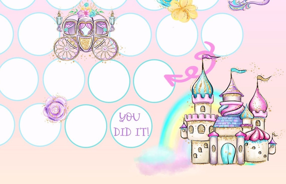unicorn reward chart unicorn behavior chart kids reward etsy
