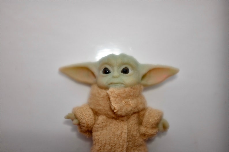 Baby Yoda/ Realistic Full Silicone Body Baby Yoda Doll/ Star Wars