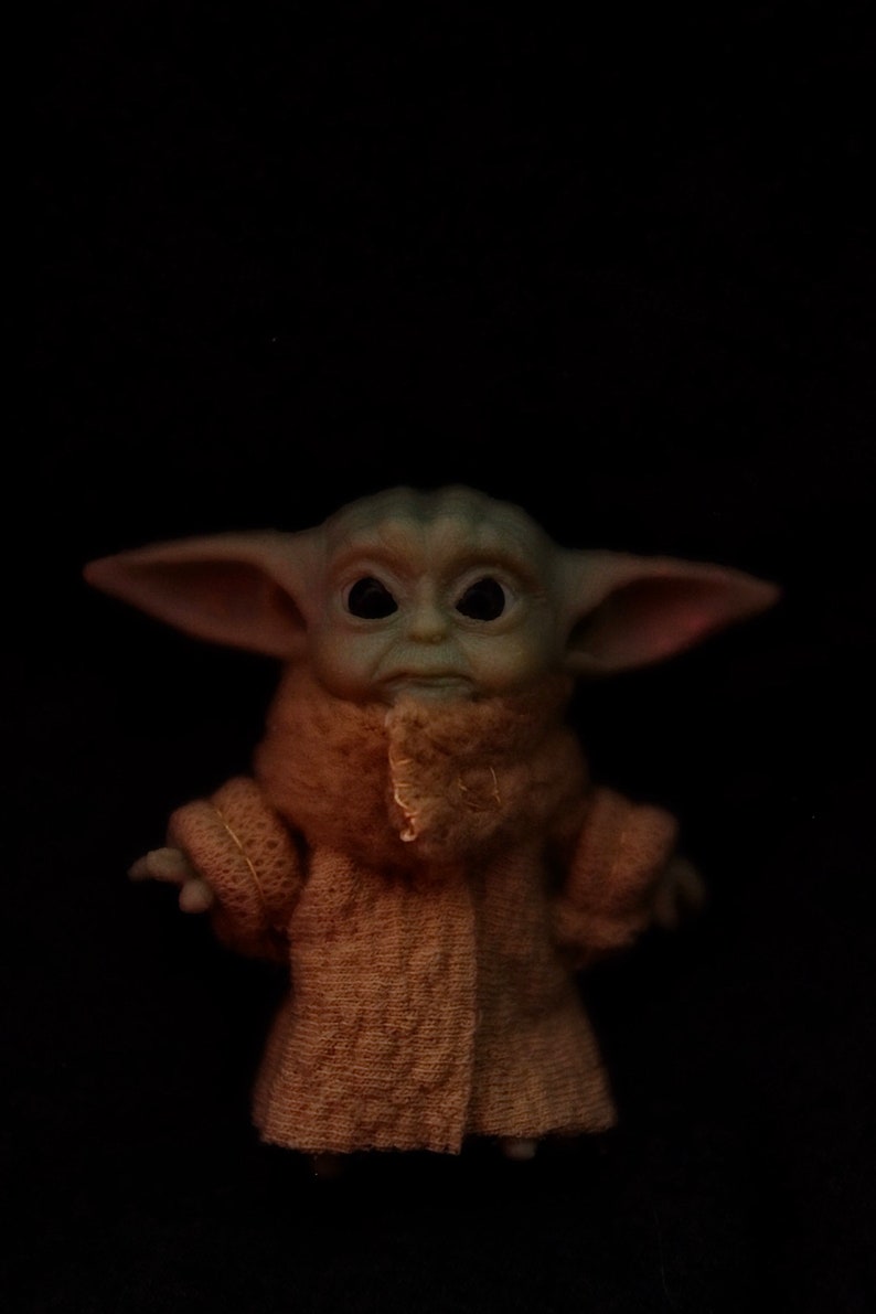 Baby Yoda/ Realistic Full Silicone Body Baby Yoda Doll/ Star Wars