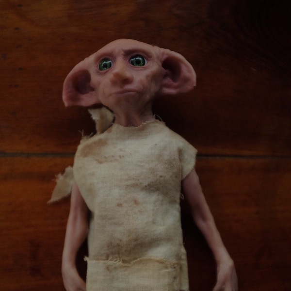 Dobby the house elf /Silicone full Body / Harry Potter inspired / Harry Potter decor / Dobby figure / Dobby doll / Harry potter doll