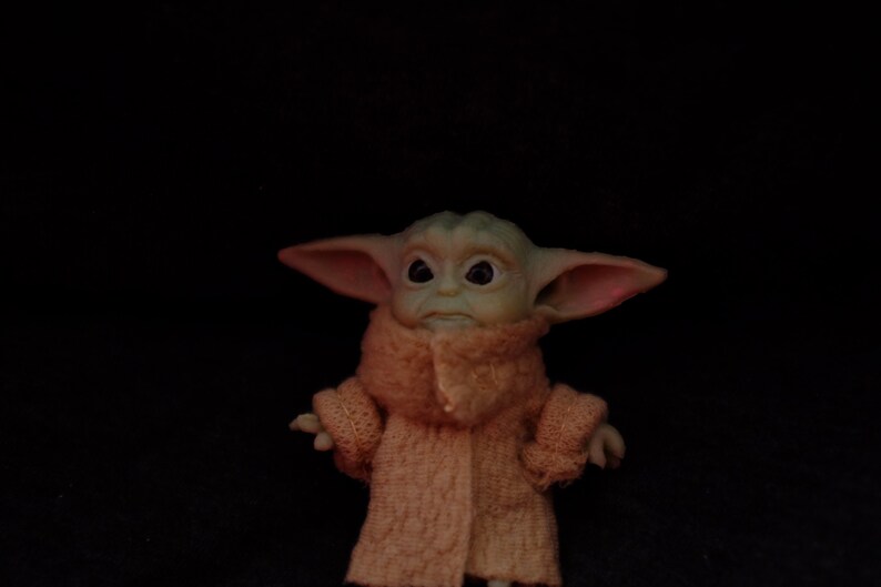 Baby Yoda/ Realistic Full Silicone Body Baby Yoda Doll/ Star Wars