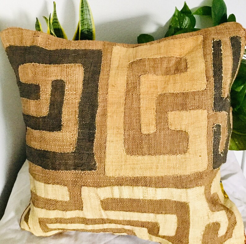Kuba cloth pillow cover Etsy