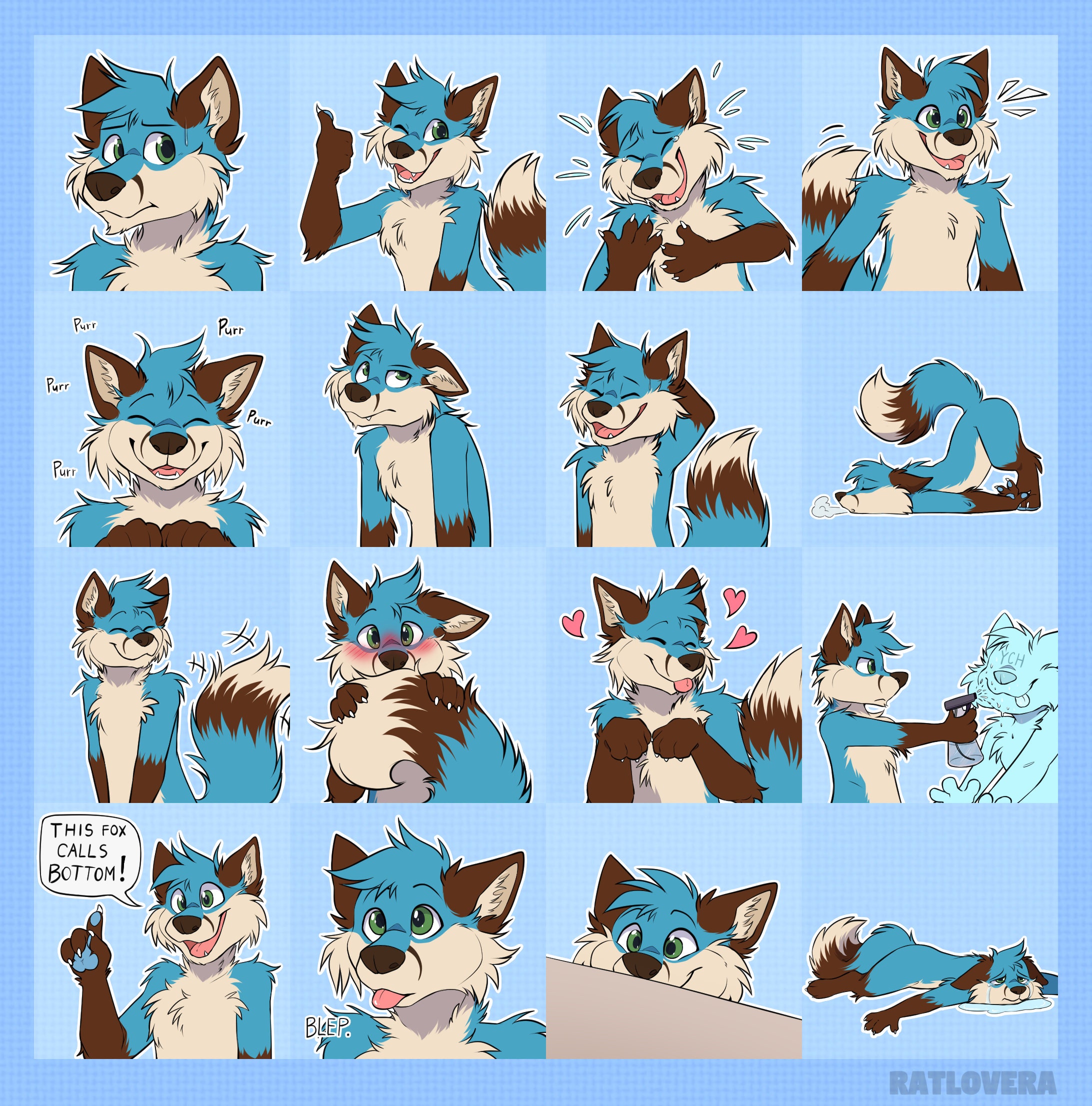One Custom Furry Telegram Sticker Etsy UK