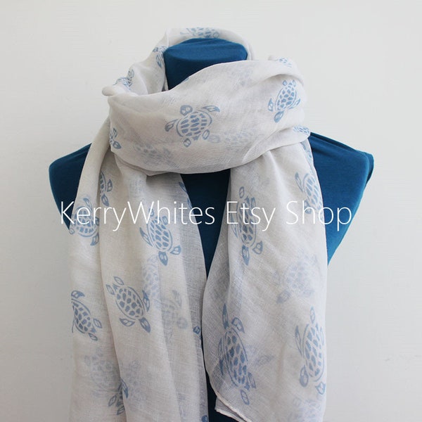 Turtle Scarf - White