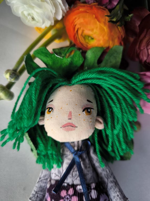 Monstera Doll,plant Succulent Toy, Flower Lover Gift,fake Tropical Palm,  Mommy Gift,house Plant Art, Blythe Friend,botanical Gifts,plant Dad
