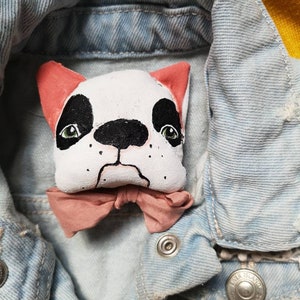 Englische Bulldogge Brosche,Bulldogge Pin Haustier Besitzer Hund Liebhaber Geschenk,Geschenk Welpe Mama,Benutzerdefinierte Hunde Porträt,Tierliebhaber Geschenk,Bulldogge Geschenk
