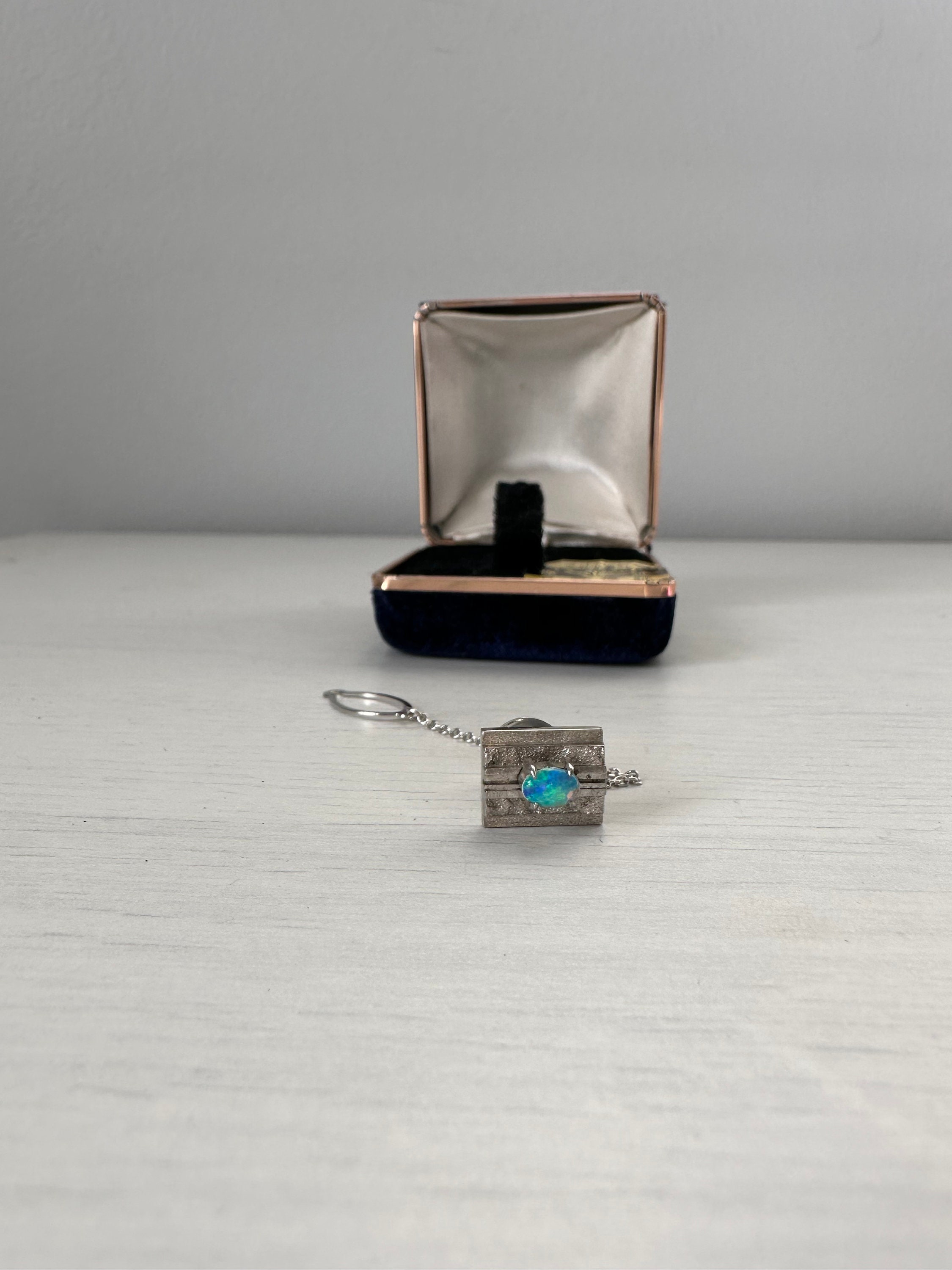 Mexican Opal ピンクオパールのネクタイピン Mexican Opal ピンクオパールのネクタイピン 小物