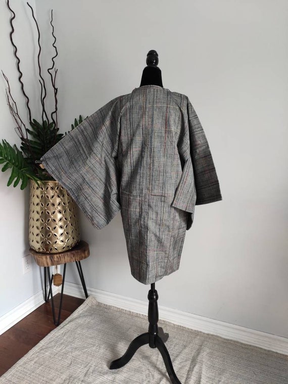 Japanese haori michiyuki kimono - kimono jacket, … - image 3