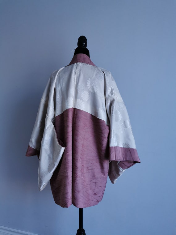 Japanese Silk Kimono Haori Jacket/ Silk Jacket/ K… - image 9