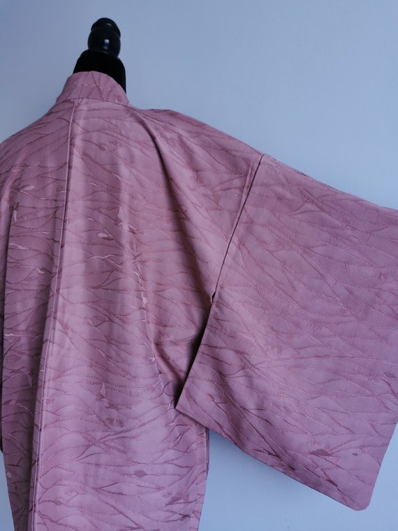 Japanese Silk Kimono Haori Jacket/ Silk Jacket/ K… - image 7