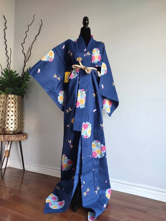 Cotton yukata Japanese kimono /kimono robe / kimon