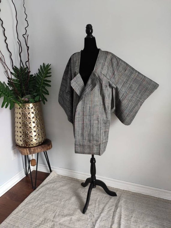 Japanese haori michiyuki kimono - kimono jacket, … - image 1