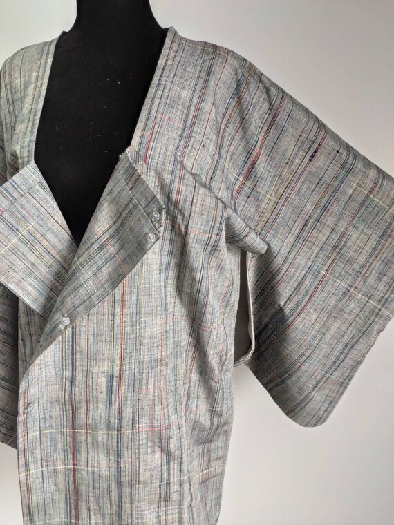 Japanese haori michiyuki kimono - kimono jacket, … - image 6