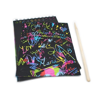 Blocco note magico con gratta e vinci e bastoncino - Set regalo per bambini