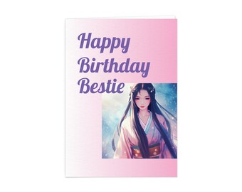 Happy Birthday Bestie, Costume Drama Birthday Card