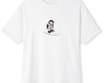 Surf Monkey Retro Brown Short Sleeve T-shirt