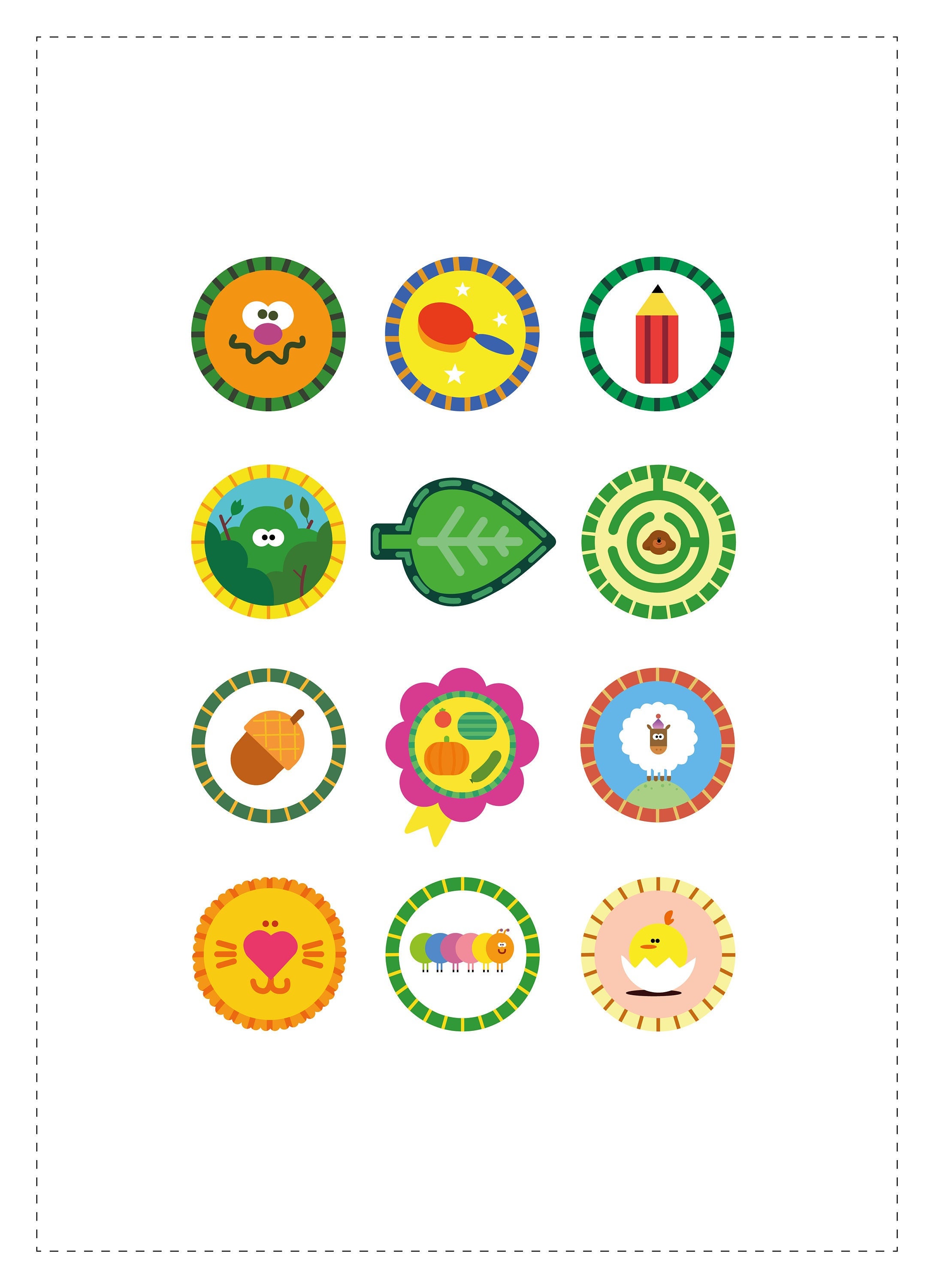 Hey Duggee Badges A3 File to Print - Etsy Hey Duggee Badges A3 File to Print - Etsy