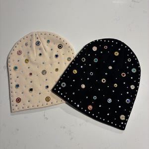 Gorro con cristales deslumbrantes / Gorro con cristales deslumbrantes / Gorro con cristales deslumbrantes
