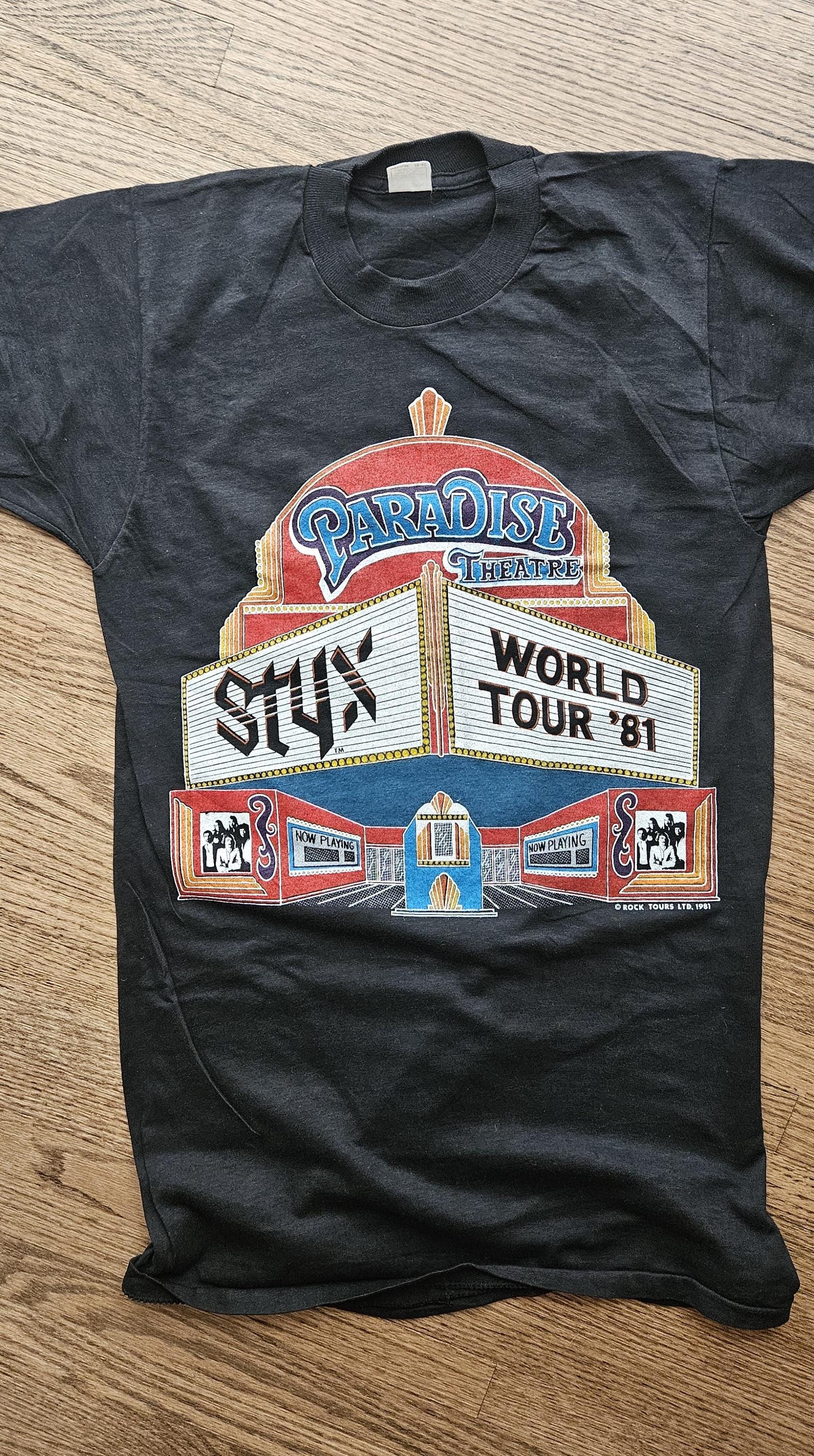 Styx paradise theater t shirt - Etsy 日本