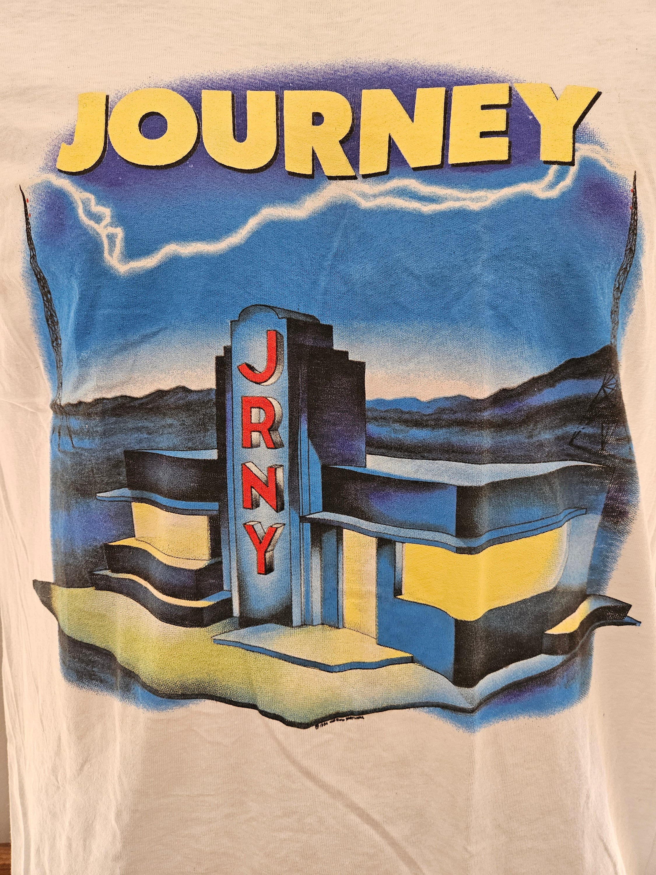 JOURNEY / RAISED ON RADIO ビンテージロックTシャツ Vintage Journey Raised on Radio Mens T Shirt, Shirt For