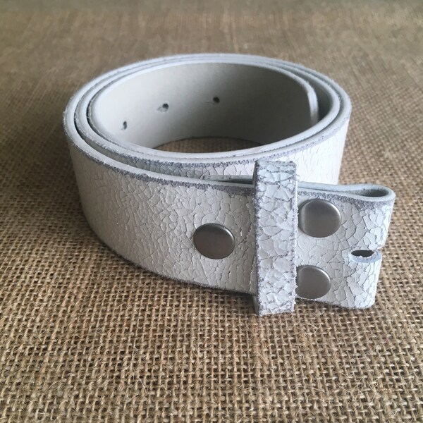 genuine leather belt without buckle