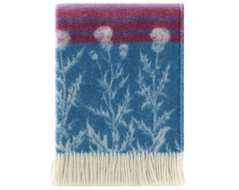 Thistle Wool Throw | Woven Blanket made from Pure Wool | Ideal for Housewarming Gift