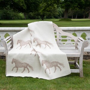 Dot Horse Wool Blanket main image 1