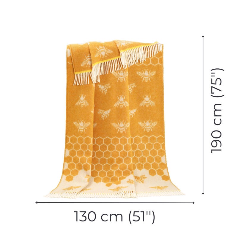 JJTextile Bee Throw - Thumbnail 4
