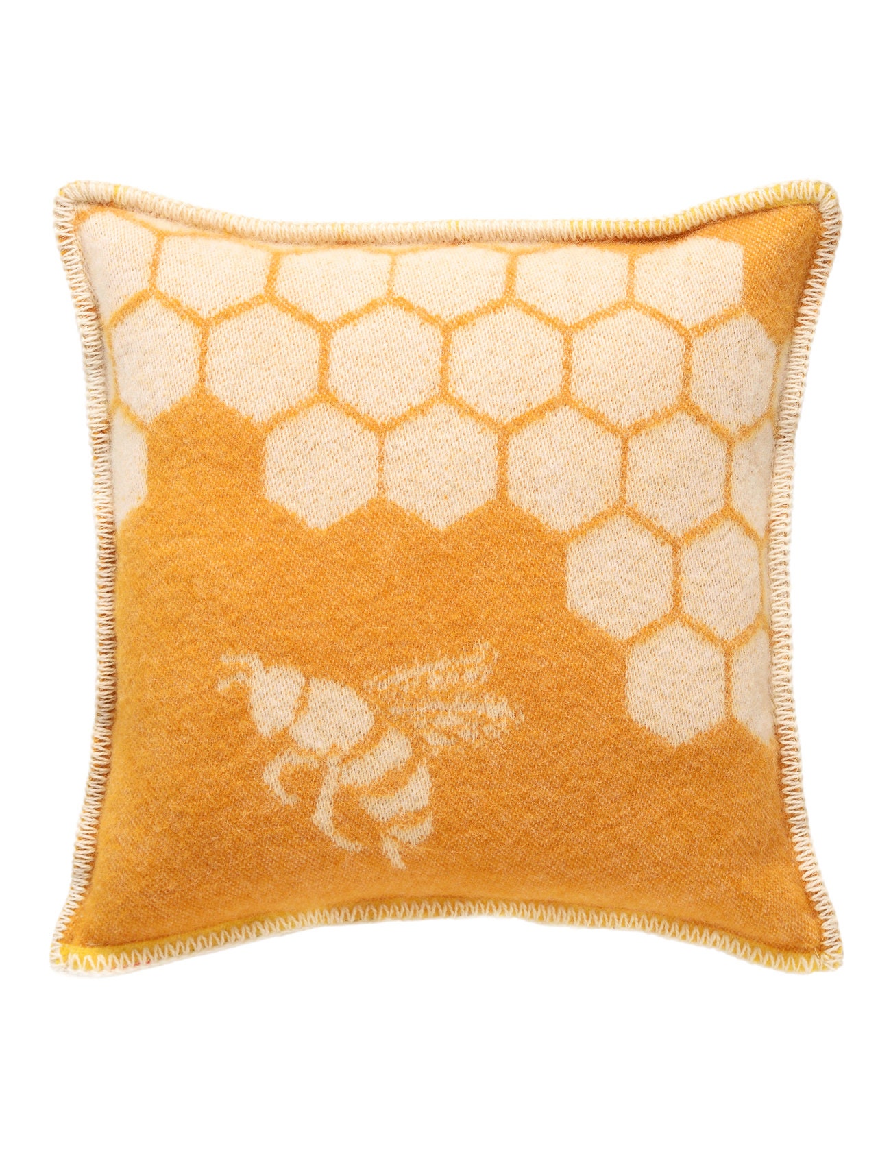 yellow bee cushion