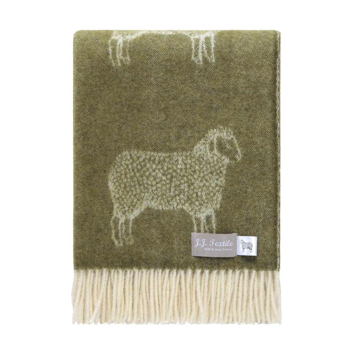 Mossy Green Sheep Wool Throw | Woven Blanket Made From Pure Wool | Ideal for Housewarming Gift - Etsy
